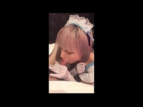 ❤️ جاپاني بت [ميوڪا]، فرينچ نوڪر جو لباس، حصو 1، بلو جاب ۽ لوشن سان جرڪ آف ❤❌